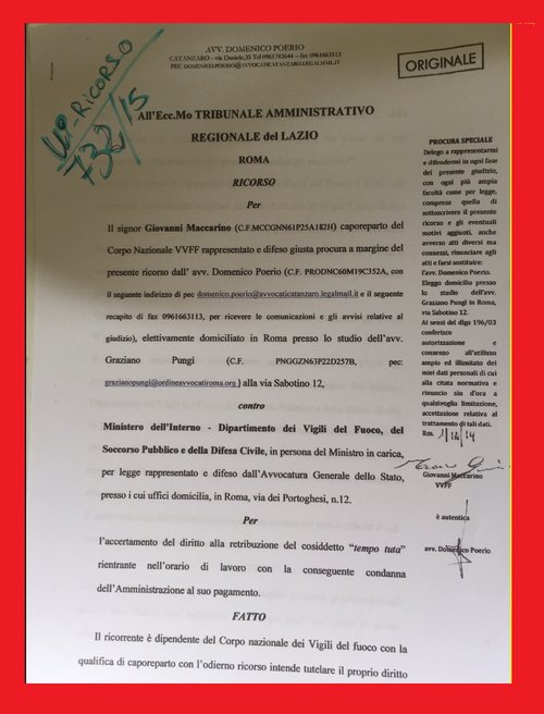 USB Pubblico Impiego - Coordinamento Nazionale Vigili del ...